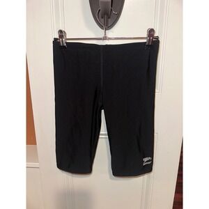 Boys Speedo Endurance+ Swim Bike Shorts Size 28 Black Athletic Training